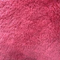 Microfaser Kurzbademantel in Teddy-Plüsch-Qualität mit Kapuze, 1 Stück