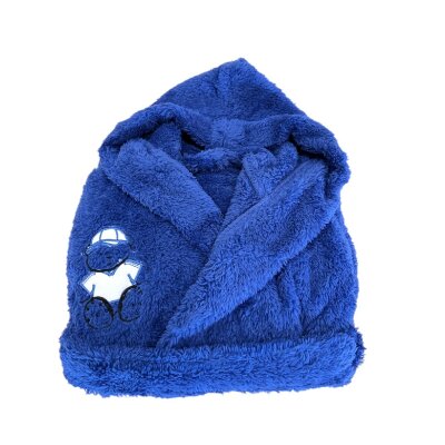 Microfaser Kinderbademantel in Teddy-Plüsch-Qualität, 1 Stück