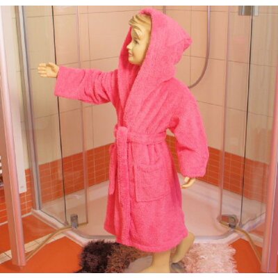 Microfaser Kinderbademantel in Teddy-Plüsch-Qualität, 1 Stück