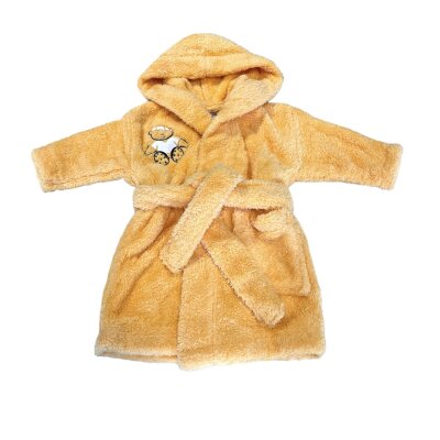 Microfaser Kinderbademantel in Teddy-Plüsch-Qualität, 1 Stück
