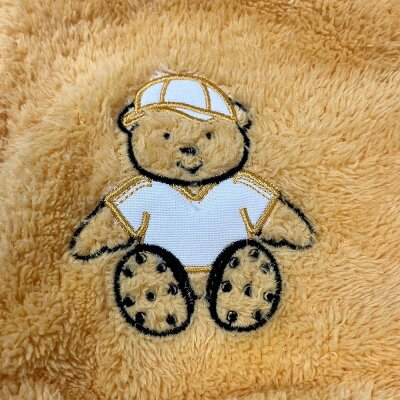 Microfaser Kinderbademantel in Teddy-Plüsch-Qualität, 1 Stück