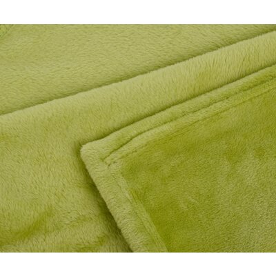 Microfaser Flausch-Plaid, in verschiedenen Größen und Farben