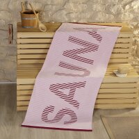 Baumwolle Sauna Badetuch mit Stickerei, 1 Stück