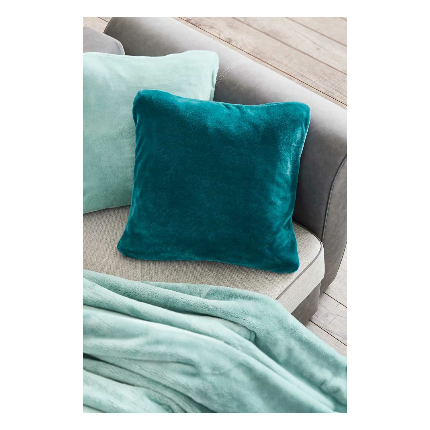 Microfaser Kissen in Premium Cashmere Feeling Qualität, ca. 50x50 cm