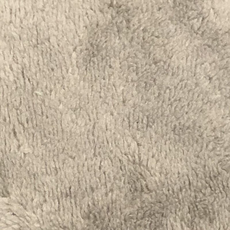 Microfaser Waschhandschuh in Teddy-Plüsch-Qualität, 1 Stück silber - ca. 13x20 cm