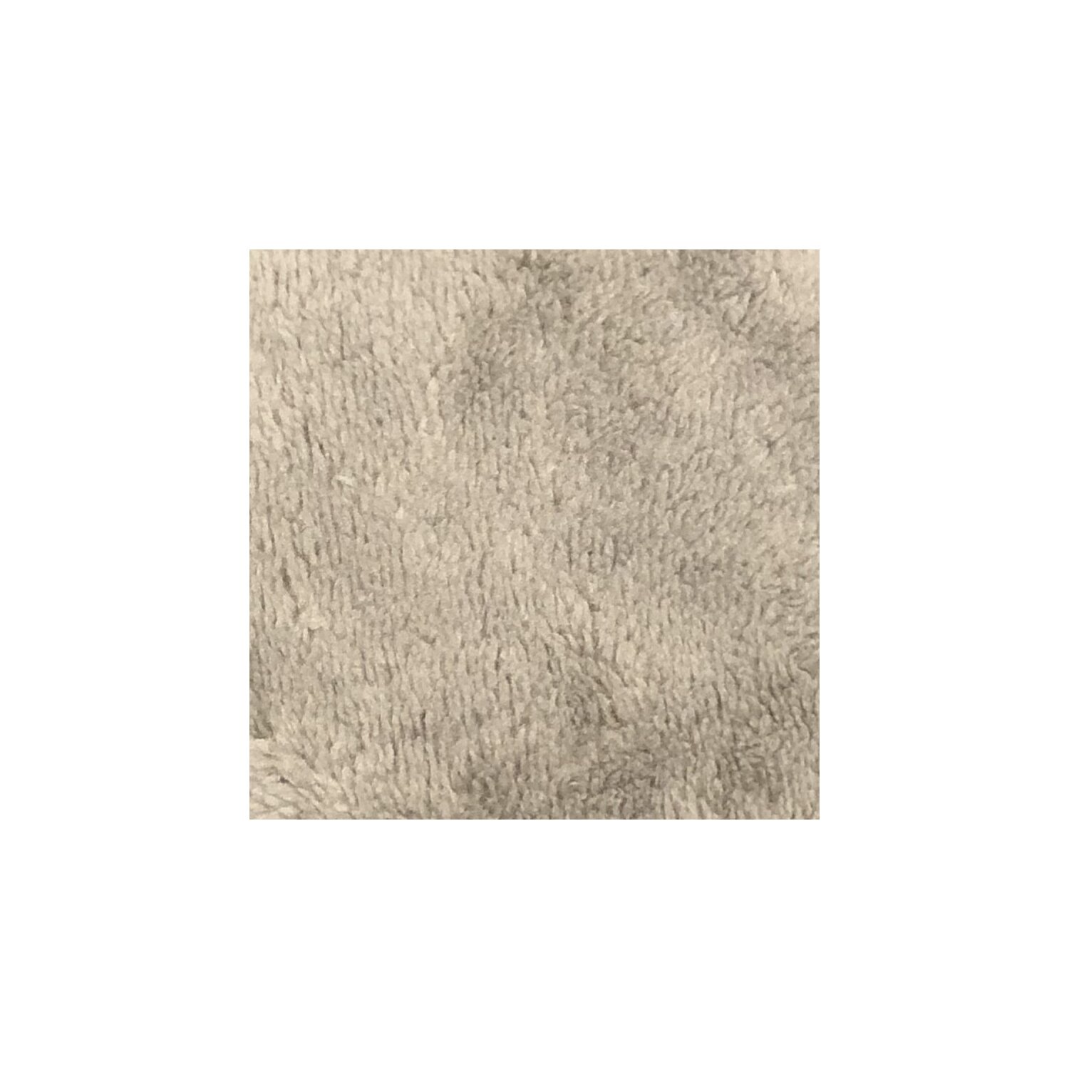 Microfaser Seiftuch in Teddy-Plüsch-Qualität, ca.30x30 cm, 1 Stück silber