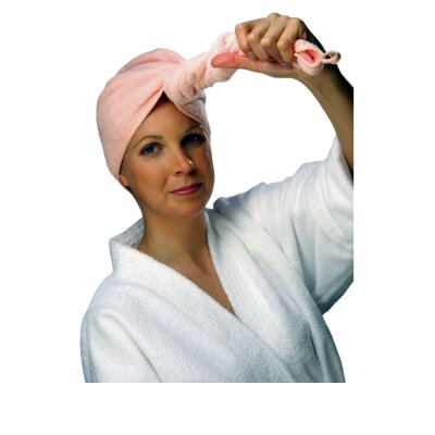 Microfaser Haarturban in Teddy-Plüsch-Qualität, 1 Stück