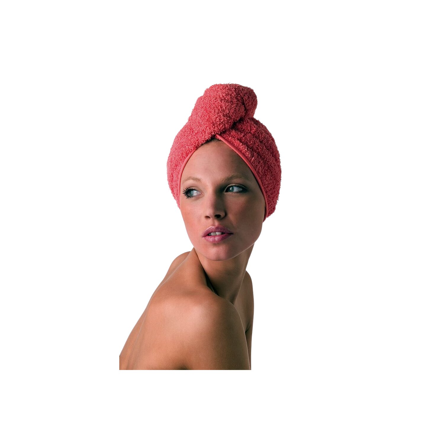 Microfaser Haarturban in Teddy-Plüsch-Qualität, 1 Stück emeraldgrün - NEU -