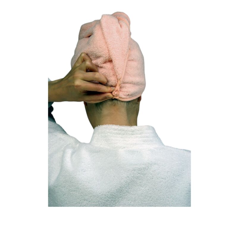 Microfaser Haarturban in Teddy-Plüsch-Qualität, 1 Stück emeraldgrün - NEU -