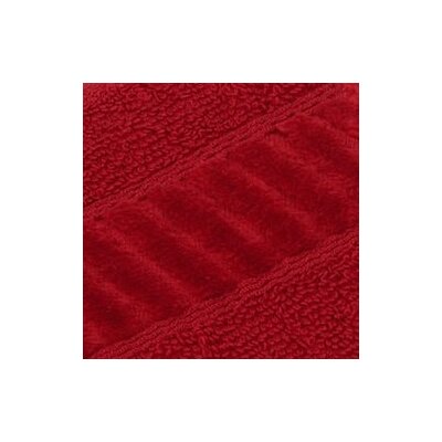 Bio-Baumwolle Waschhandschuh, ca. 17x24 cm, 1 Stück rot