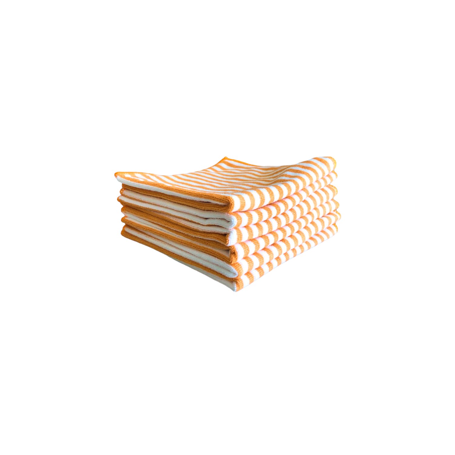Microfaser Spültuch "Streifenhörnchen", 6er Set terra