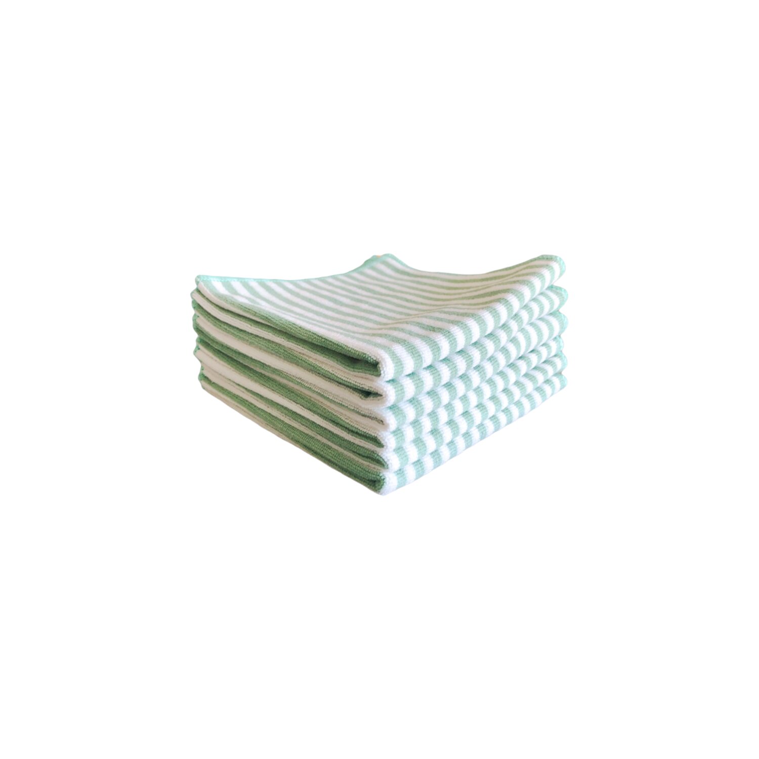 Microfaser Spültuch "Streifenhörnchen", 6er Set terra