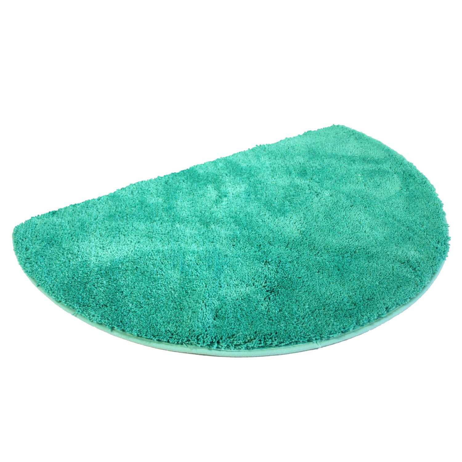 Microfaser Badmatte halbrund, ca. 50x80 cm smaragd