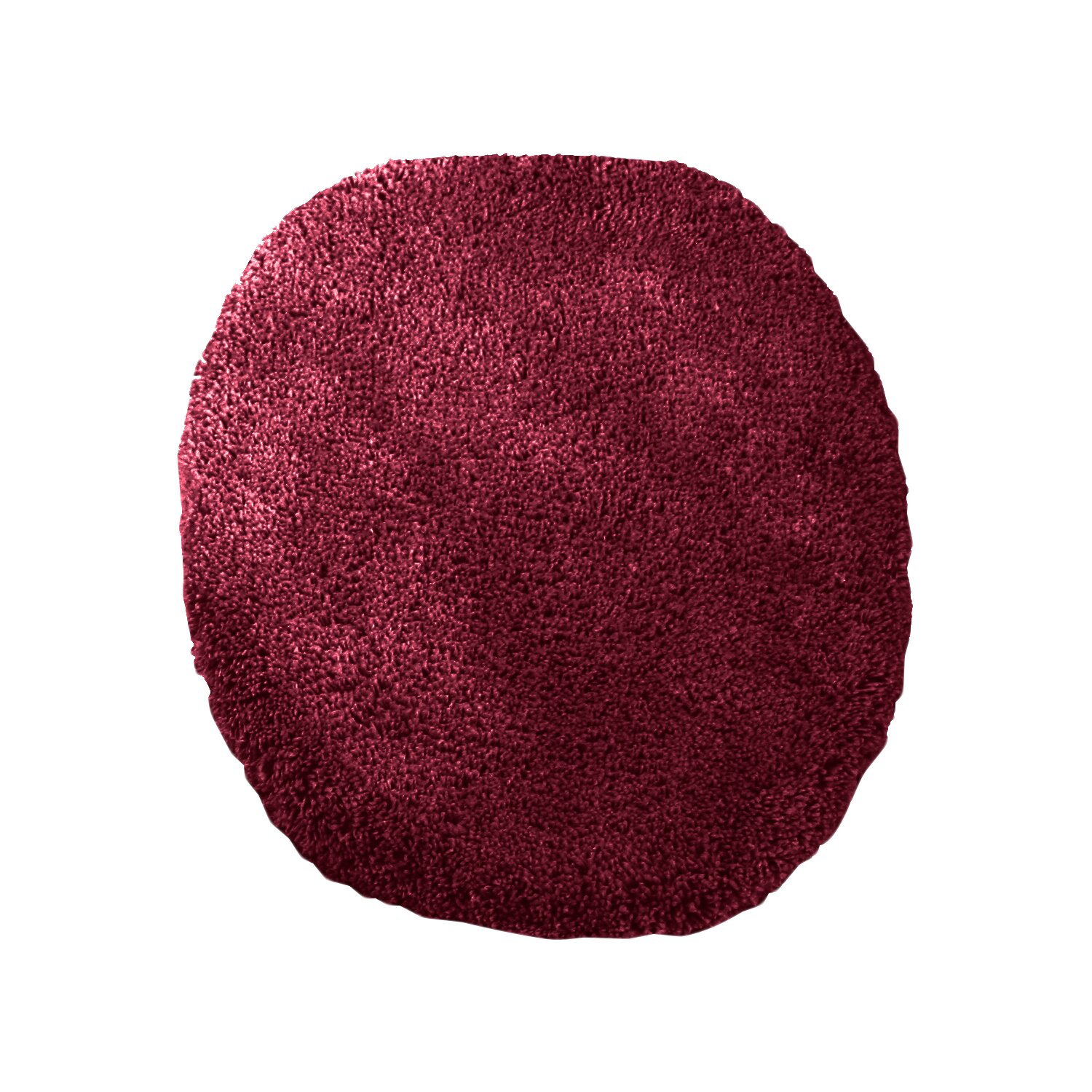 Microfaser WC Deckel Bezug, ca. 47x50 cm bordeaux