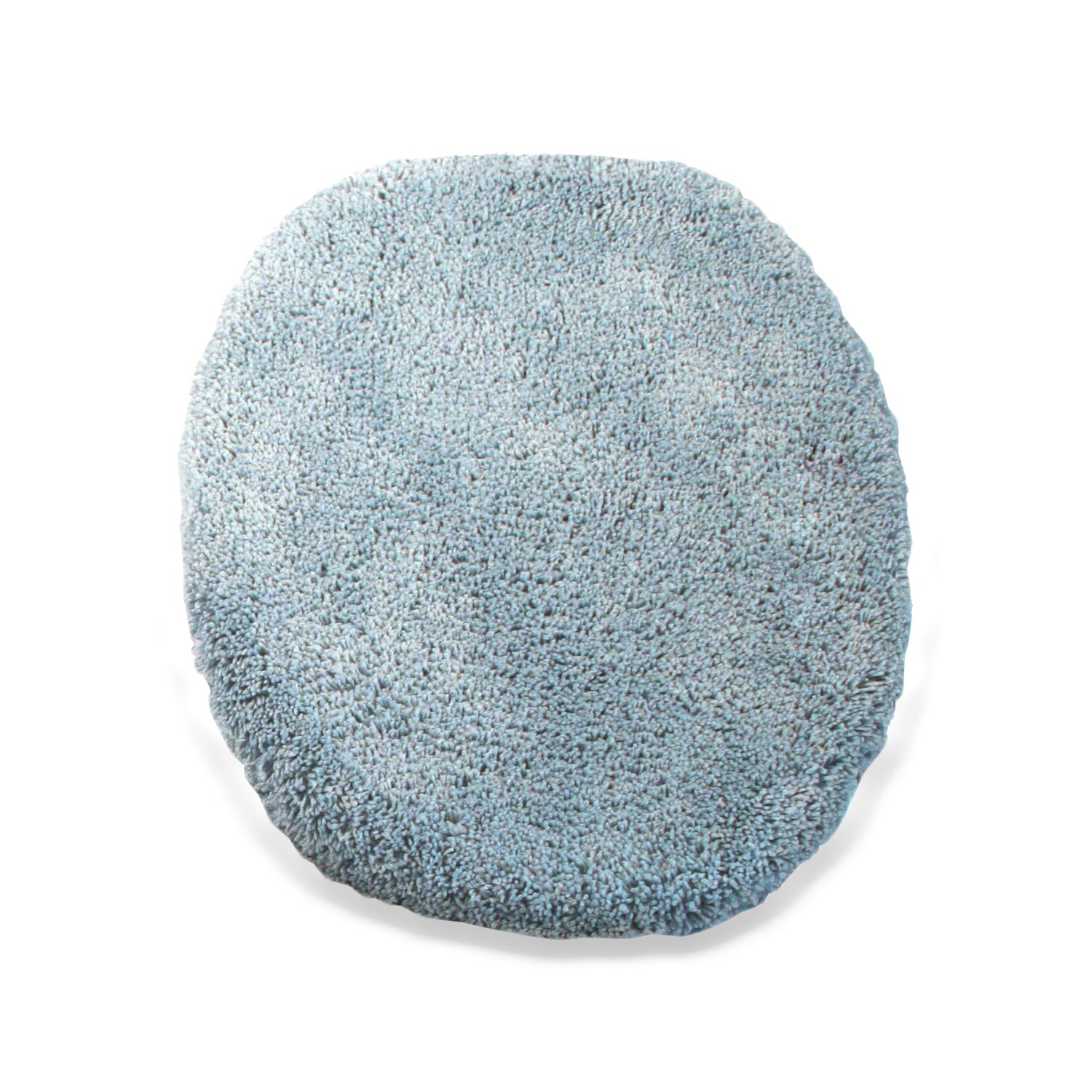 Microfaser WC Deckel Bezug, ca. 47x50 cm hellblau