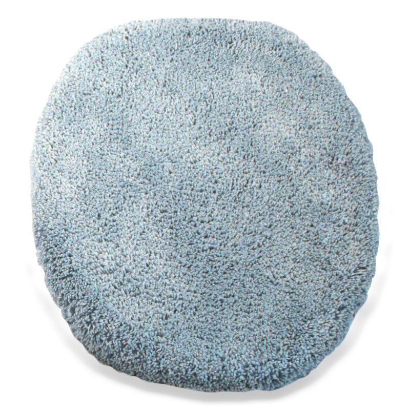 Microfaser WC Deckel Bezug, ca. 47x50 cm hellblau
