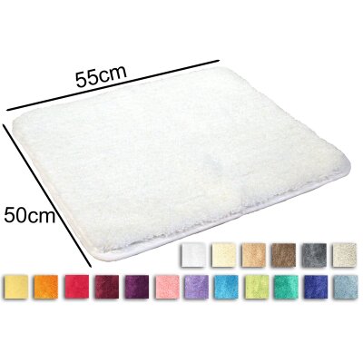 Microfaser WC Vorlage für Hänge- WC, ohne Ausschnitt, ca. 50x55 cm