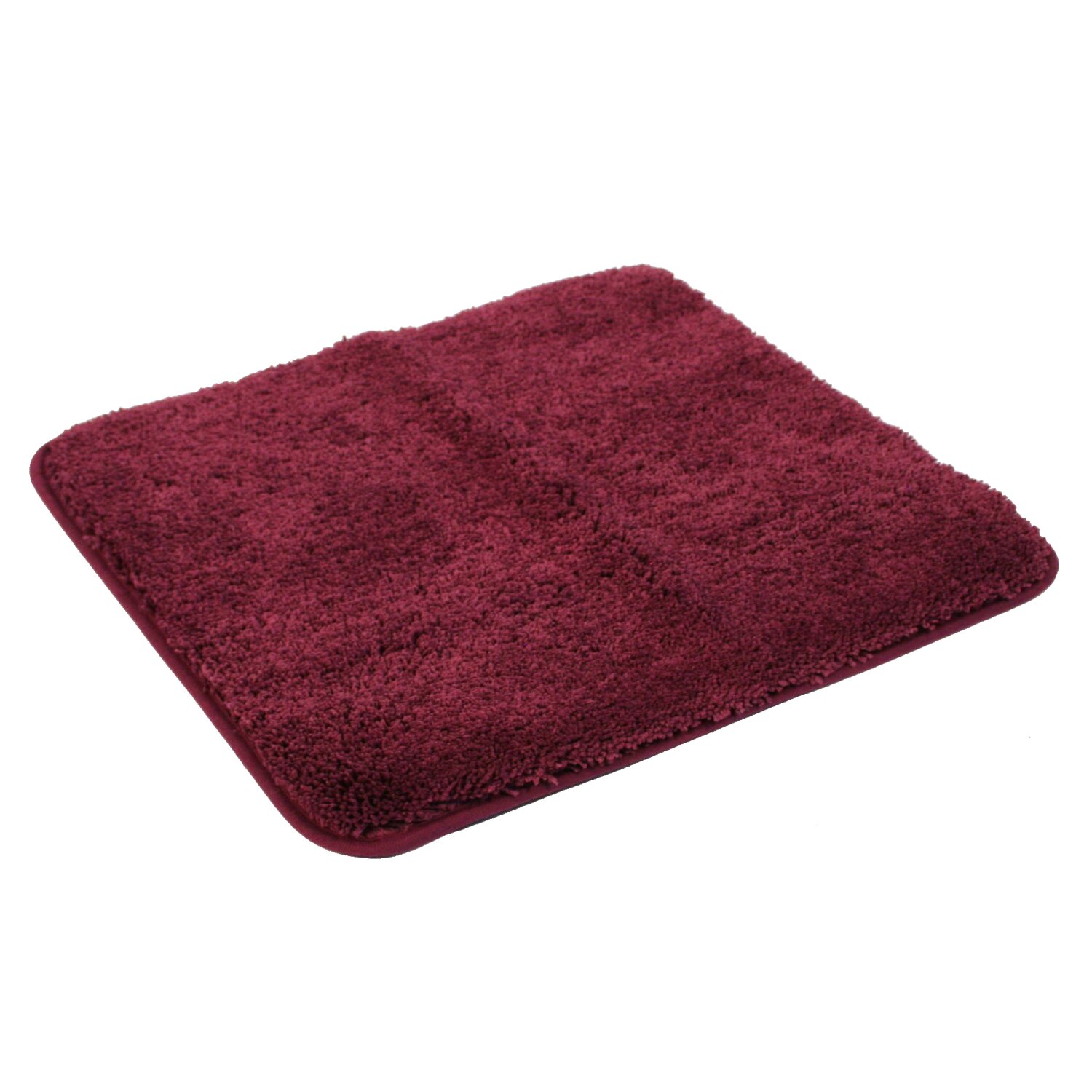 Microfaser WC Vorlage für Hänge- WC, ohne Ausschnitt, ca. 50x55 cm bordeaux