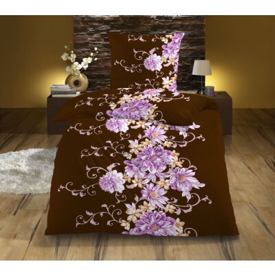 Bettwäsche in Baumwolle Satin, ca. 80x80+135x200 cm, verschiedene Modelle