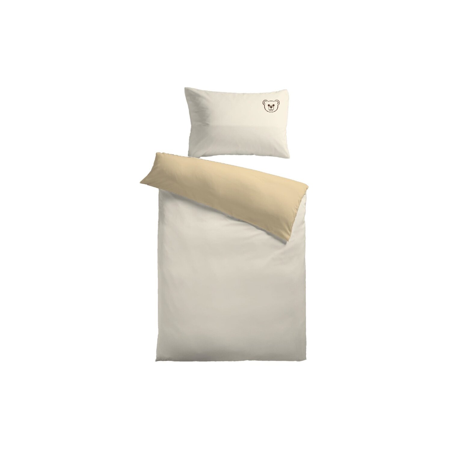 Microfaser Fleece Baby Bettwäsche, 2-teilig (ca. 40x60 cm + 100x135 cm)