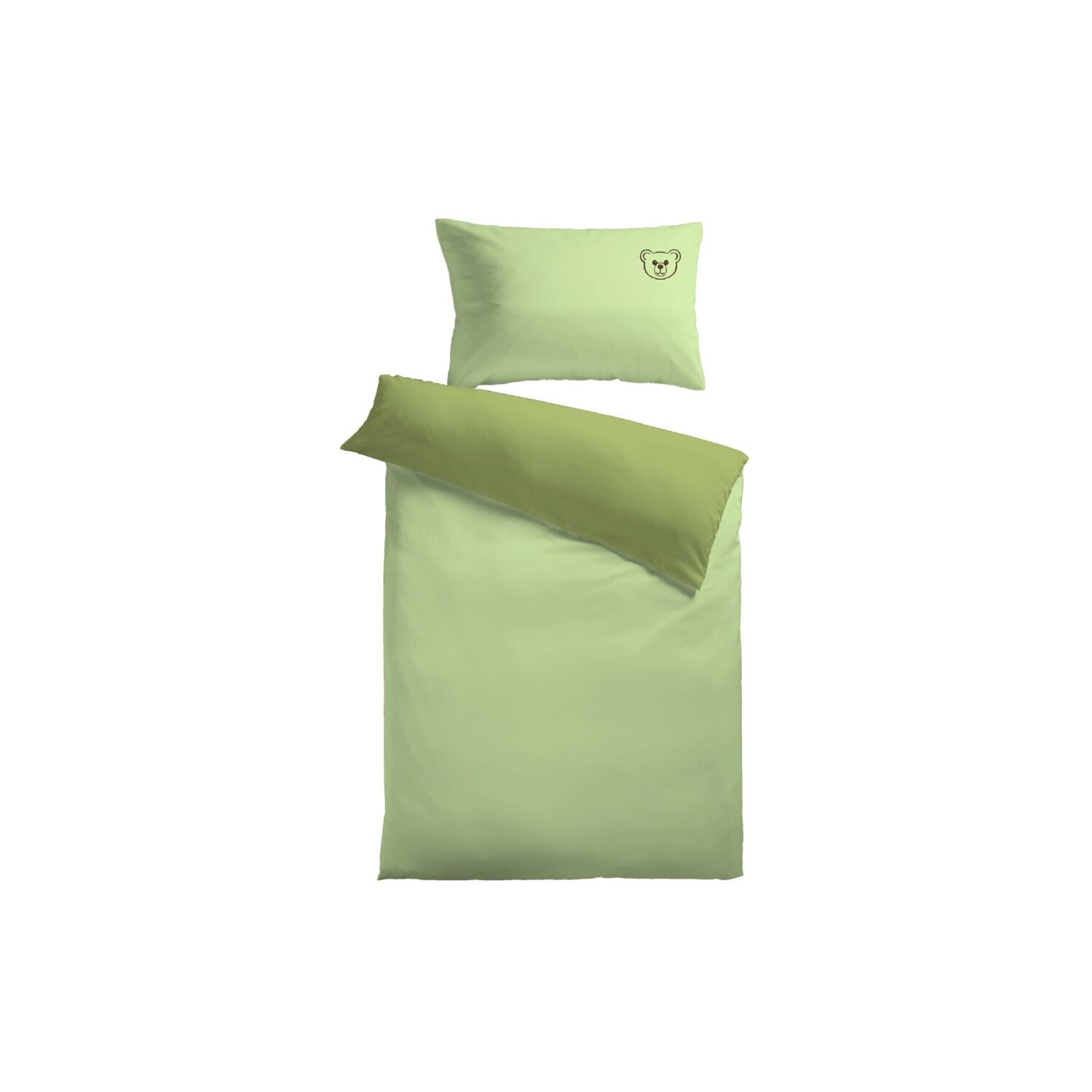 Microfaser Fleece Baby Bettwäsche, 2-teilig (ca. 40x60 cm + 100x135 cm)