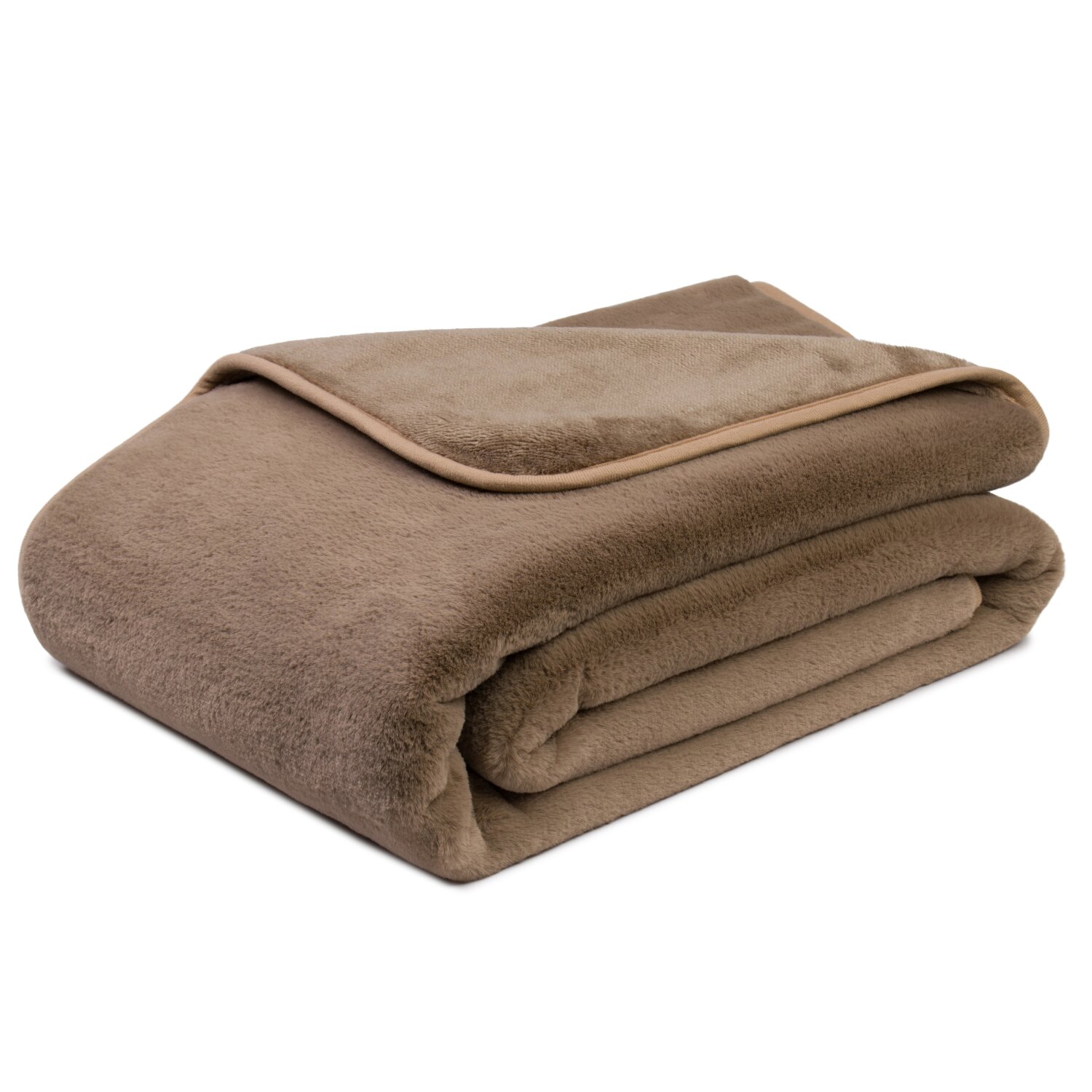 Microfaser Luxus Wendewohndecke Merino, verschiedene Größen und Farben