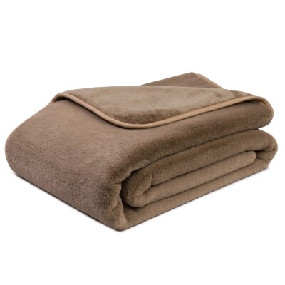Microfaser Luxus Wendewohndecke Merino, verschiedene Größen und Farben