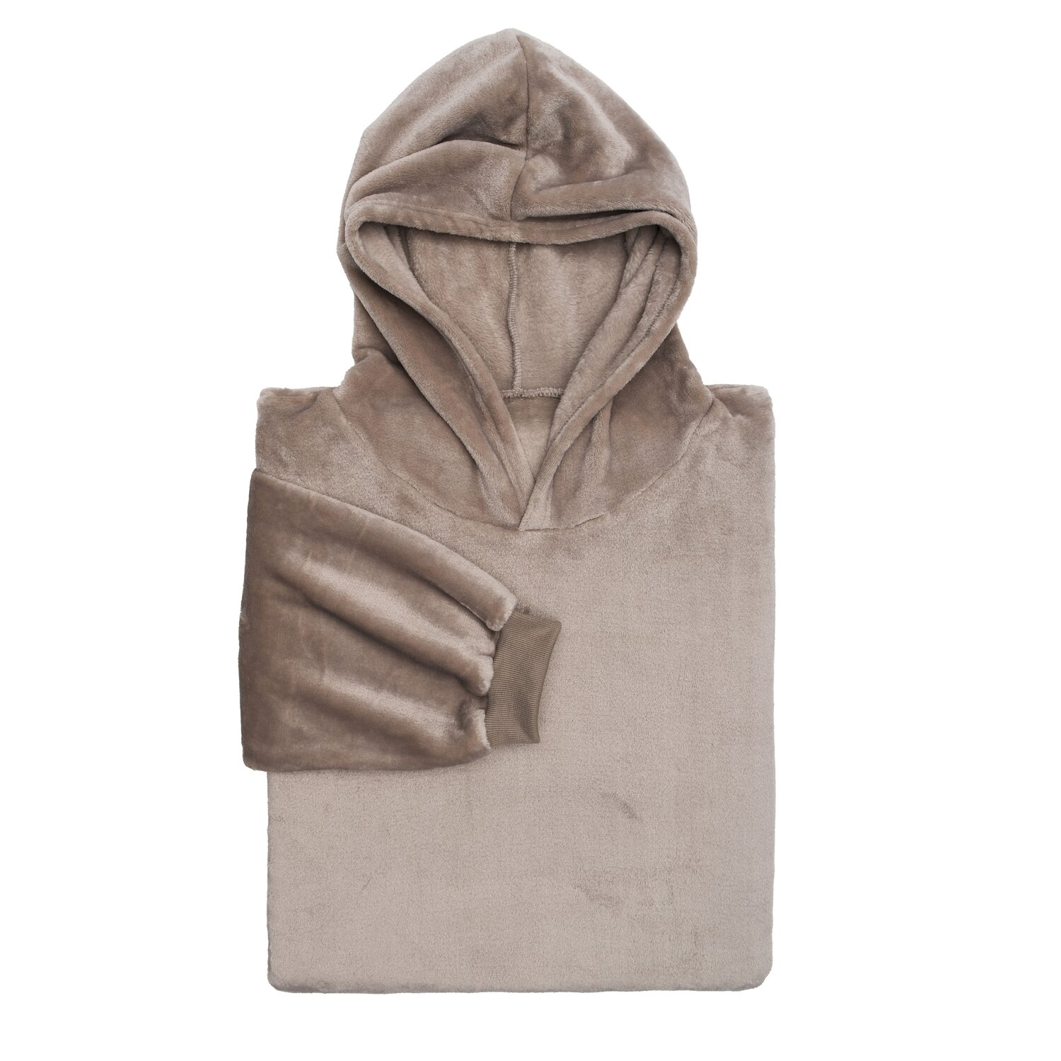 Microfaser Kapuzenumhang/ Hoodie in flauschiger Qualität, 1 Stück