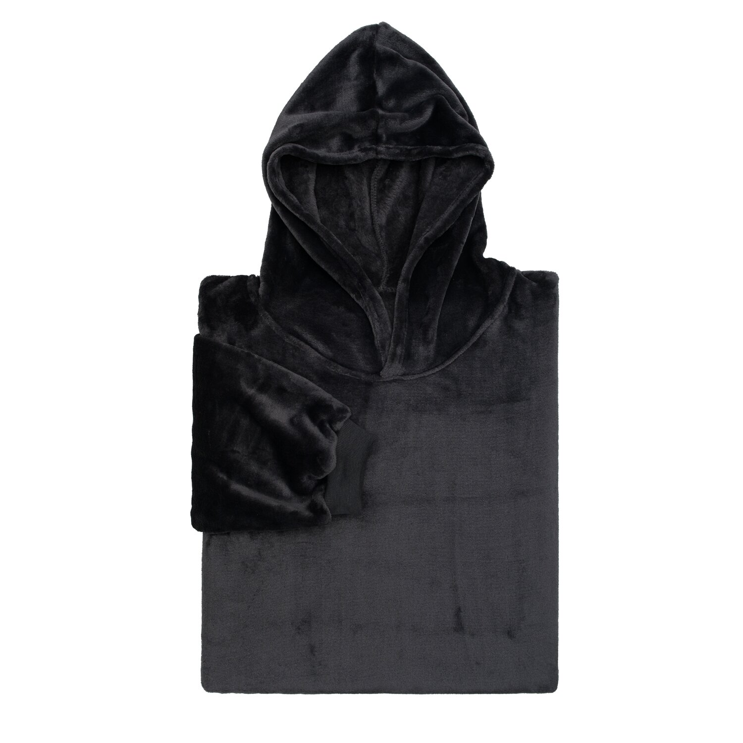 Microfaser Kapuzenumhang/ Hoodie in flauschiger Qualität, 1 Stück