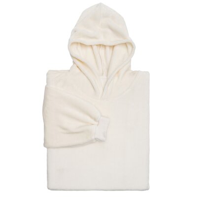 Microfaser Kapuzenumhang/ Hoodie in flauschiger Qualität, 1 Stück