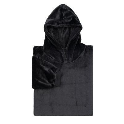 Microfaser Kapuzenumhang/ Hoodie in flauschiger Qualität, 1 Stück