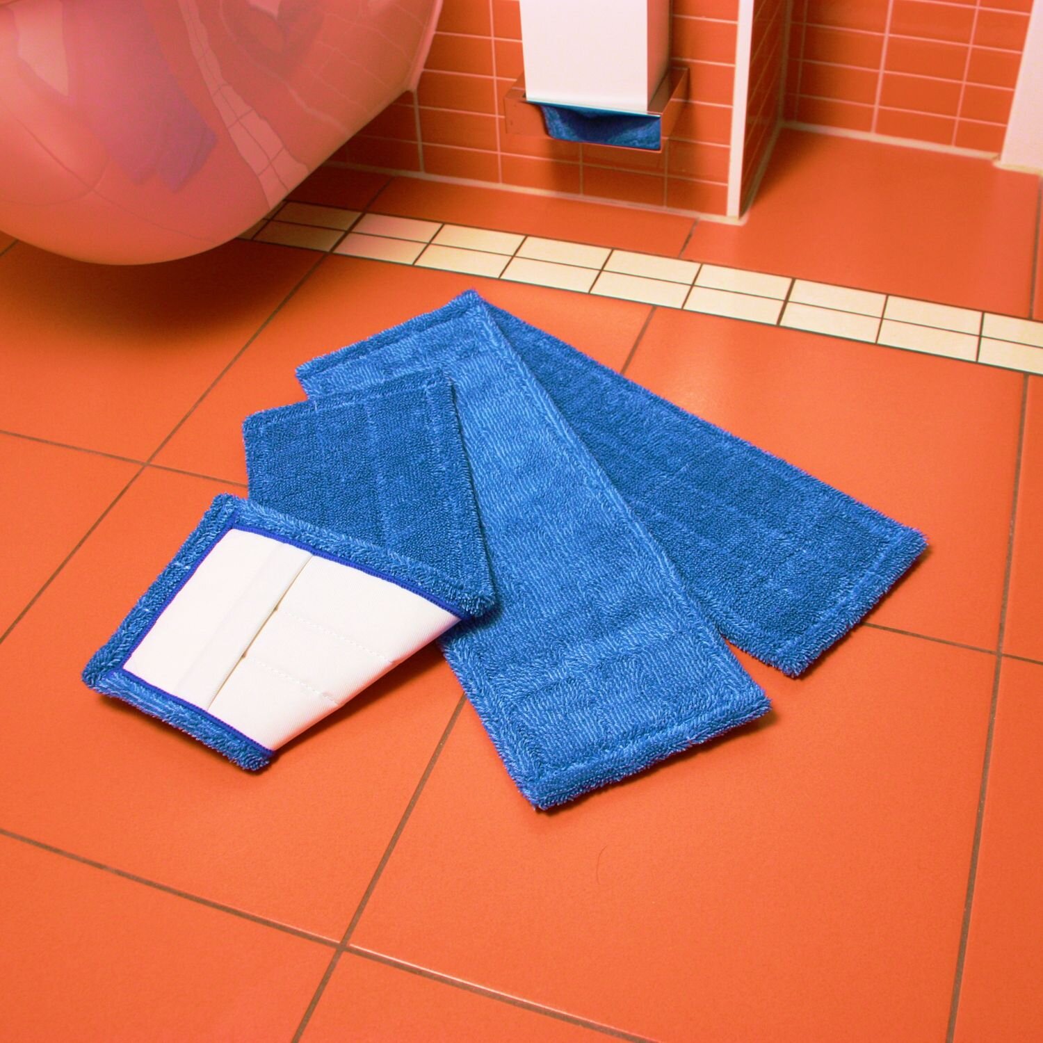 Microfaser Leichtlauf Bodenmopp für Klapphaltersysteme, 3er Set