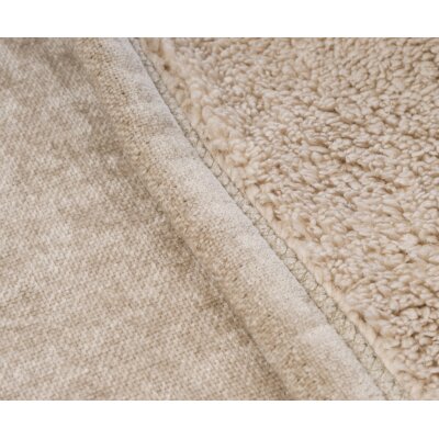 Microfaser Chenille Wendewohndecke, ca. 150x200 cm, 1 Stück wollweiß