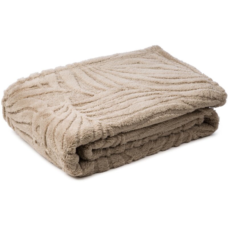 Microfaser Jacquard Wohndecke, ca. 150x200 cm, 1 Stück