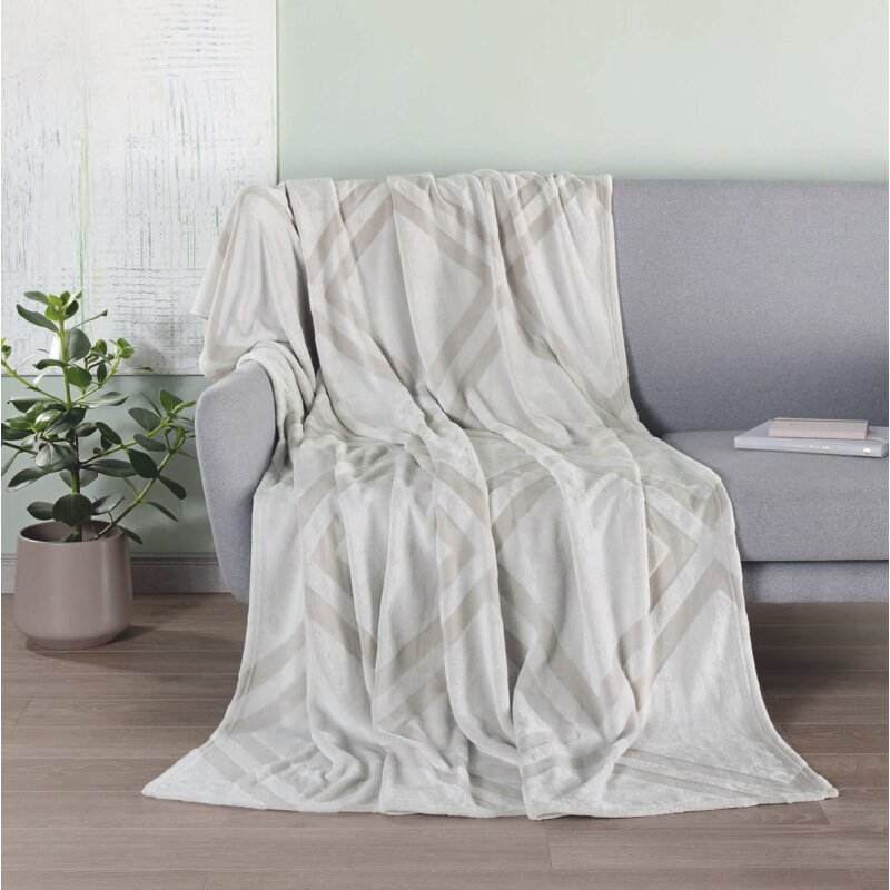 Microfaser Jacquard Wohndecke Benno, ca. 150x200 cm, 1 Stück