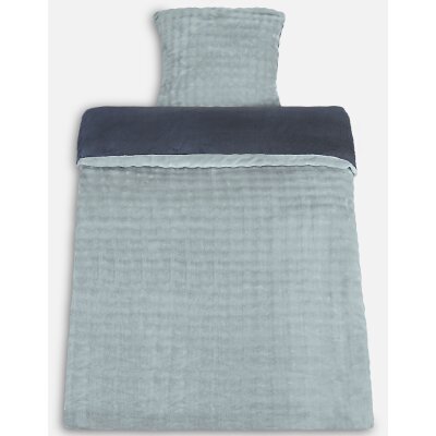 Microfaser Winterbettwäsche Cashmere Touch Karo Optik 2-teilig (ca. 80x80 cm + 135x200 cm)