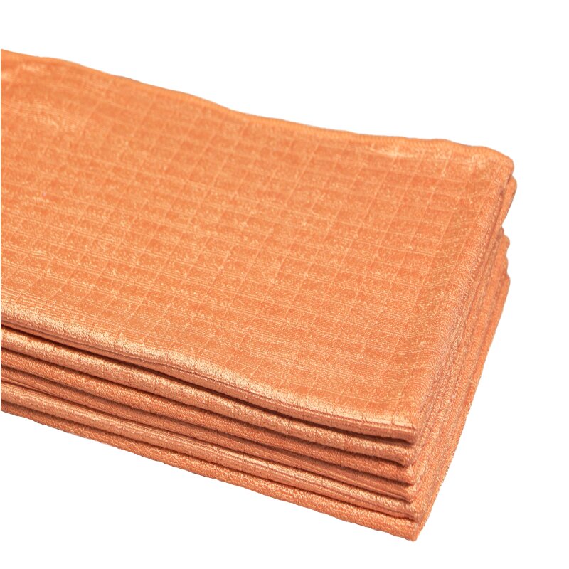 Reinwelt Microfaser Geschirrtuch, 6er Set altrosa-terra-petrol MIX