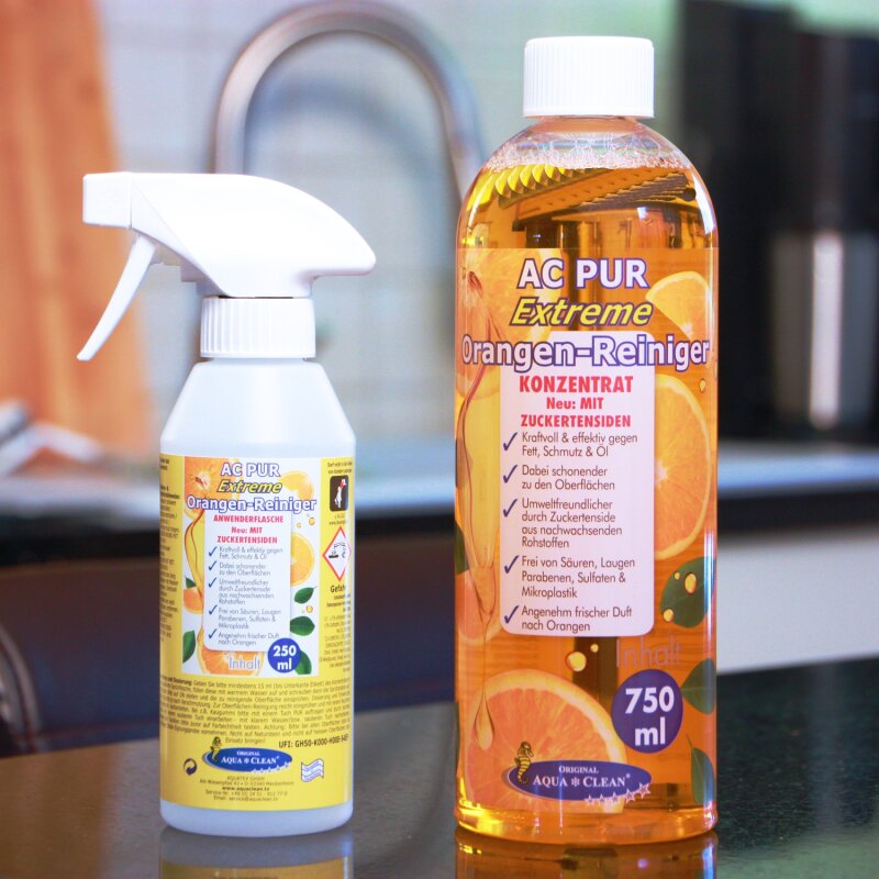 Aqua*Clean AC PUR Extreme Orangen-Reiniger, 750ml Konzentrat