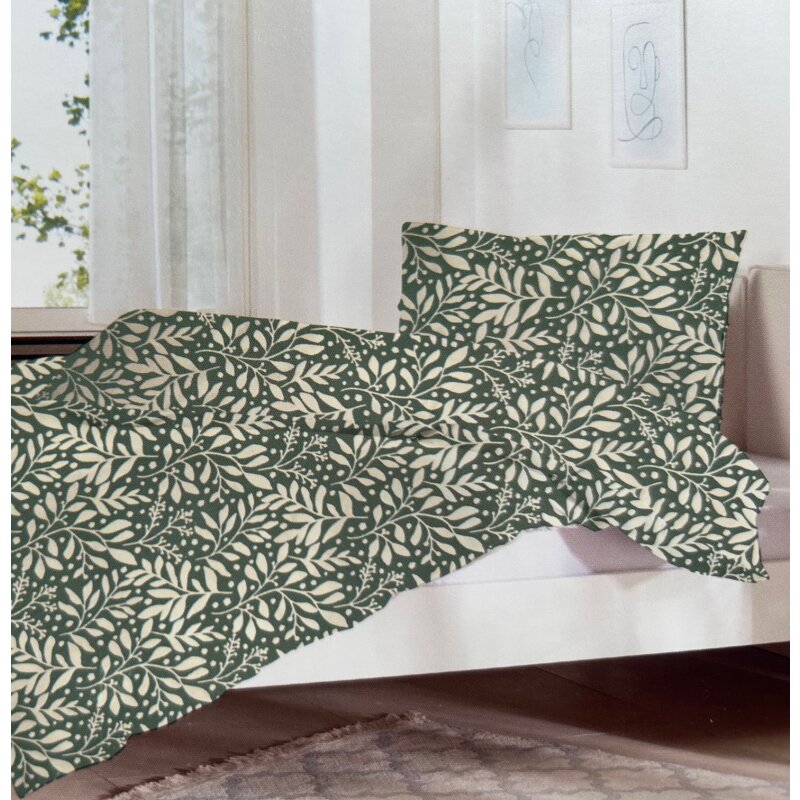 Baumwolle Jersey Bettwäsche, 2-teilig (ca. 80x80 cm + 135x200 cm)