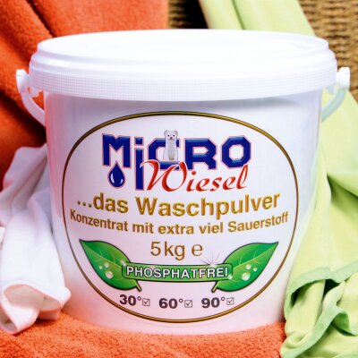 5kg ABVERKAUF! Microwiesel... das Waschpulver mit...