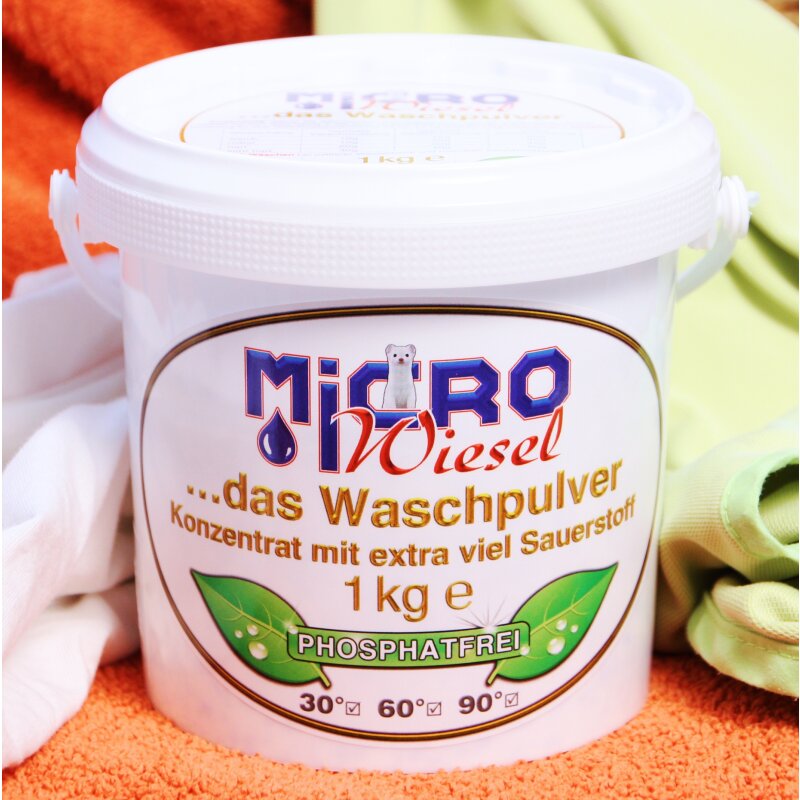 Microwiesel... das Waschpulver mit Sauerstoff, 1 kg